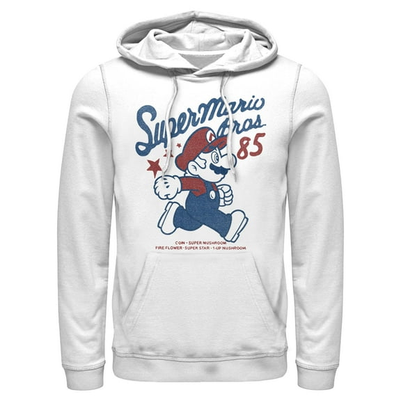 Mens Nintendo Super Mario Bros 85 Lightweight Hoodie