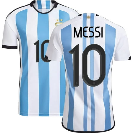 2022 Argentina Soccer Team Jersey #10 Shirt/Jersey/Shorts for Men Adult Sizes