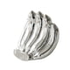 thumbnail image 5 of Escultura de cerámica con forma de plátano para teléfono, elegante y práctica. Plata, 5 of 9