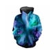 thumbnail image 2 of Sudadera con capucha con estampado de pigmentos para hombre, sudadera con capucha holgada de manga larga con estampado de grafiti colorido en 3D, 2 of 5