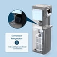thumbnail image 5 of VECYS 3 5 gal Bottom Loading Cold Water Cooler with Ice Supply, 18LBS Daily Ice Making，Dark Grey, 5 of 7