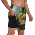 thumbnail image 3 of Picia Fresh Passion Fruit Still Life pattern Mens Swim Trunks with Compression Liner Stretch Beach Shorts Quick Dry with Zipper Pockets No-Chafing Board Shorts-XX-Large, 3 of 9