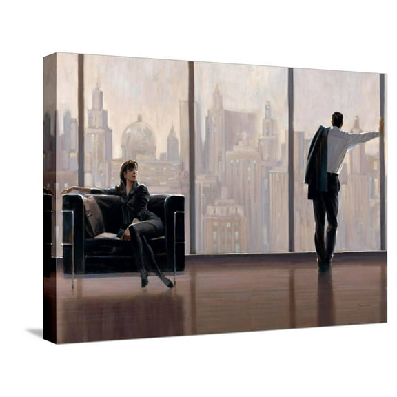 Art.com New York State of Mind Stretched Canvas Print Wall Art by Brent Lynch, 24" x 18"