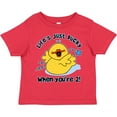 thumbnail image 3 of Inktastic Life's Ducky 2nd Birthday Boys or Girls Toddler T-Shirt, 3 of 5