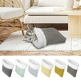thumbnail image 4 of YiJuHui 2pcs Winter Sleeping Bag for Indoor Cats, Cozy Soft Cat Bed, 360° Warm Semienclosed Soft Plush Large Cat Sack Pet Bed, Pet Snuggle Sack for Cats L, 4 of 4