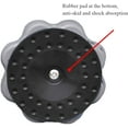 thumbnail image 3 of Vibration Damper, 4 Pieces Vibration Damper Adjustable Washing Machine Anti-Vibration Mat for Washing Machines Dryer (Grey), 3 of 8