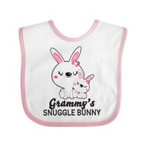 Inktastic Grammys Snuggle Bunny Easter Girls Baby Bib