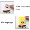 thumbnail image 5 of Tecknadsvamphållaremedsvamp,köksstädsvamparSpongeBob-hållare,diskbänkshyllasvampavloppsställ, 5 of 5