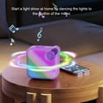 thumbnail image 2 of Langgg Bluetooth Speaker For Sound And Colorful Lighting Effects 3D Sound purples, 2 of 6