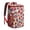 Red, variant on Peach Print Insulated Cooler Backpack - 20L High-Capacity Soft Cooler Bag for Camping, Beach & Picnic, Leakproof Lunch Backpack with Vibrant Kawaii Peach Fruit Design, Keeps Food & D