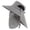 Light Gray, variant on Gtoiithly Unisex Hiking Sun Hat - UPF 50 Wide-Brimmed Hat with Neck Flap, for Hiking or Casual Outing Green