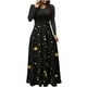 thumbnail image 1 of Vestidos Para Mujer Vestidos de Otoño Tallas Grandes Estampado Navideño Manga Larga Cuello Redondo Hasta El Tobillo Vestido Largo Odeerbi  ODB151617, 1 of 6