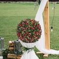 thumbnail image 6 of Simulation Plant Flower Hanging Topiary Ball 7.8inch DIY Landscaping Multipurpose PE Material Decoration for Balcony, Wedding and Home Decor Style A, 6 of 8