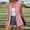 Pink, variant on Women's Business V-neck Jacket Baeitkot Women's Solid Color Business Casual Long Style Waist Cinched Sleeveless V-neck Suit Jacket Pink S