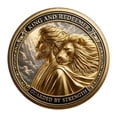 thumbnail image 5 of Lilixerw Christian Commemorative Coin,Religious Lion of Symbol,Inspiring Keepsake Gift for Strength,Courage,Collectible,1.5 Inch,Gold, 5 of 9
