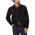 thumbnail image 2 of Wrangler Men's Cowboy Cut Western Unlined Denim Jacket, Shadow Black, Large, 2 of 3