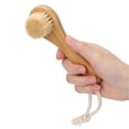 thumbnail image 4 of Brosse de massage portable en bois souple, brosse de nettoyage manuelle pour le visage et le corps, 4 of 4
