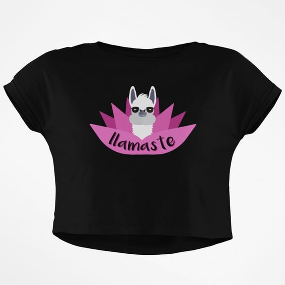 Llamaste Junior Boxy Crop Top T Shirt