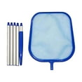 CELNNCOE Fine Mesh Leaf Rake Pool Net Skimmer with Pole, Swimming Pool