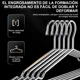 thumbnail image 2 of Organizador de ropa de acero inoxidable con 20 ganchos ER, 2 of 5