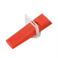 thumbnail image 1 of Tile Grader Positioning Grader Tile Artifact Floor Tile Wall Plastic Tile Inserts Tile Tools Now Base 1.0 Pack of 100 Packed Around 150 Grams Universal Large Red Inserts 100pcs Pack of, 1 of 5