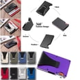 thumbnail image 7 of Notus Metal Wallet for Men Aluminum Credit Card Holde Minimalist Slim Wallet RFID Blocking Card Holder Money Clip Smart Wallet Purple, 7 of 7