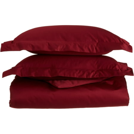 Superior 1200 Thread Count Single-Ply Egyptian Cotton Solid Duvet Cover Set