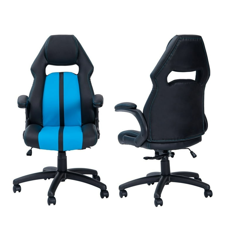 Merax Ergonomic 360 Degree Rotation PU Leather Racing Reclining