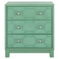 thumbnail image 5 of SAFAVIEH Izumi Solid Geometric 3 Drawer Chest, Turquoise, 5 of 9