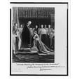 thumbnail image 2 of Historic Framed Print, The Queen receiving the sacrament at her coronation".from a painting by Charles Robert Leslie, R.A.", 17-7/8" x 21-7/8", 2 of 9