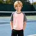 thumbnail image 3 of Boy Rash Gurad Short Sleeve Swin Shirt Short Sleeve Kids Youth Sun Protection Shirts, UPF 50+ Quick Dry Swimwear for Water Surf, 3 of 6