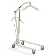 Invacare Hydraulic Patient Body Lift w/Adjustable Base & Patient Body Sling 9805P With Invacare Reliant Full Body Mesh Sling - Medium - R110 Bundle