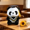 thumbnail image 5 of SPOORYYO Graduation Panda Plush Toy with Cap Cute Soft Stuffed Animal Gift for Graduates Students Keepsake, 5 of 6