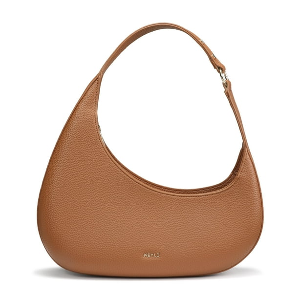 Bolso de hombro Keyli Polene Bolsos a la moda de cuero vegano marrón