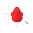 thumbnail image 3 of Christmas Mini Pie Mold, 3D Embossed Holiday Pastry Press Cutter with Festive Shapes, Reusable Baking Tool for Xmas Party Dessert, (snowman), 3 of 6