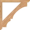 thumbnail image 3 of Ekena Millwork 3 1/2"W x 48"D x 48"H Balboa Slat Smooth Bracket, Western Red Cedar, 3 of 4