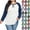 Dark Gray, variant on Scyoekwg Plus Size Tops for Women Fall Fashion For Women Crewneck Long Sleeve Plus Size Tops Color Block Tunic Shirts Raglan Sleeve Casual Loose Tshirt (Dark Gray,L)