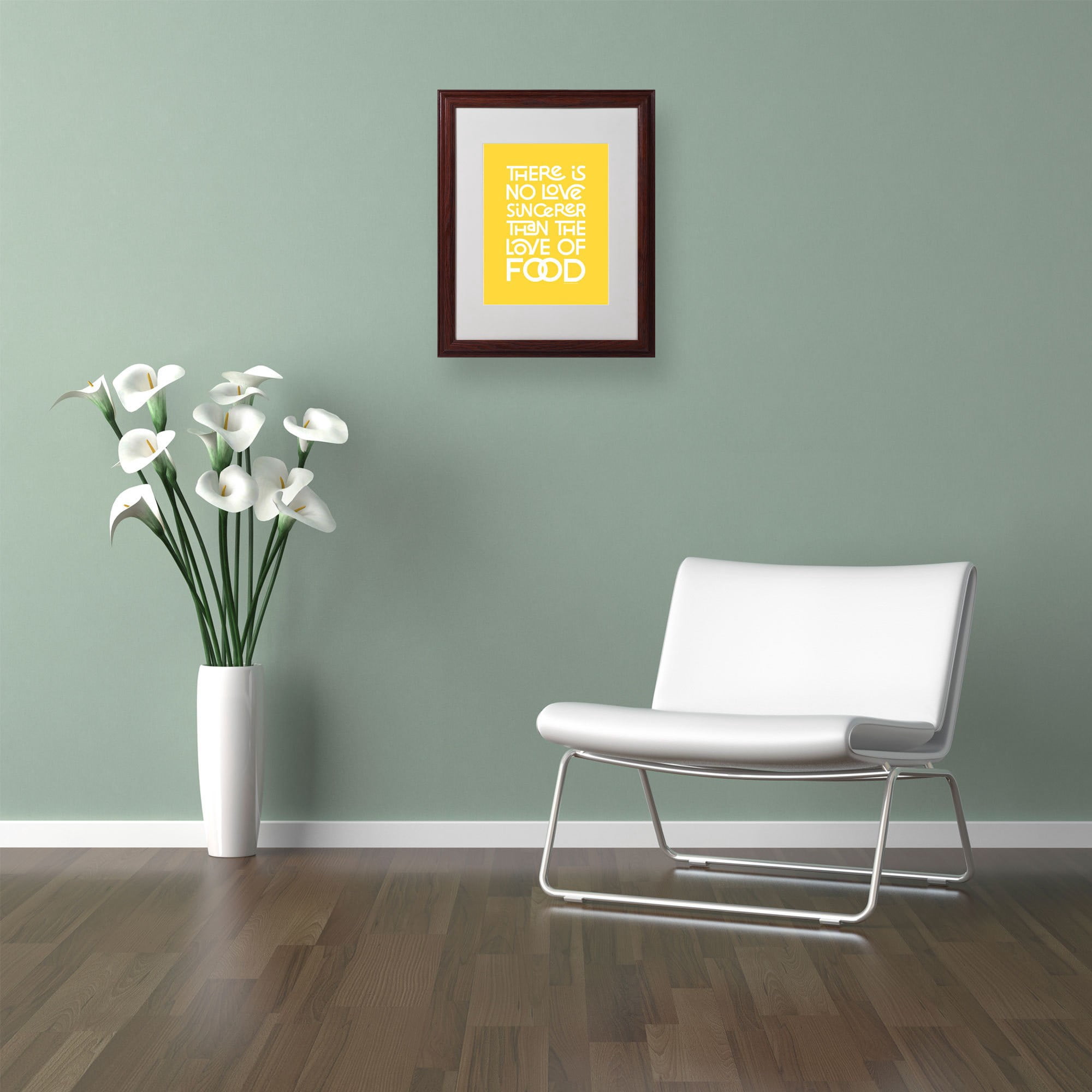 Trademark Fine Art "Sincere Love of Food V" Canvas Art by Megan Romo, Wood Frame