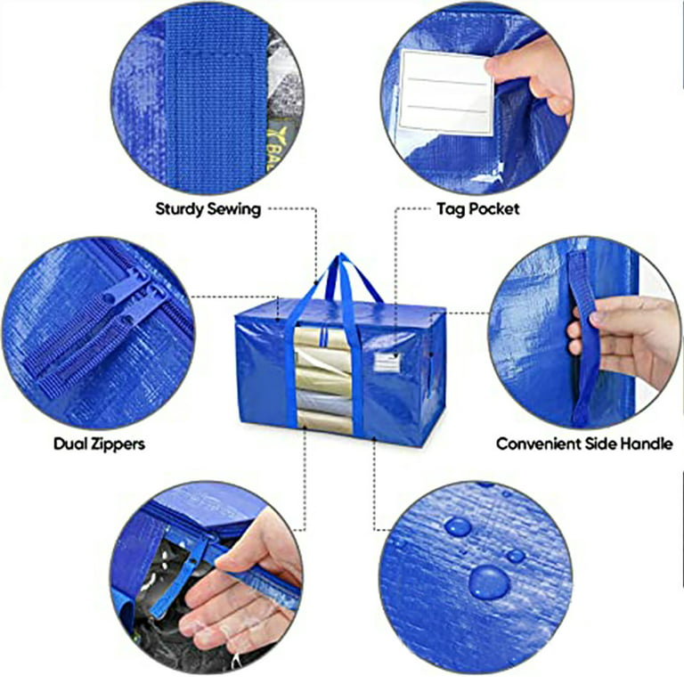 Small Storage Bags for Organizing Towel Closet Organizers And Storage  Oversized Moving Bag With Zipper And Carry Handle Heavy Duty Storage Bag  Fine