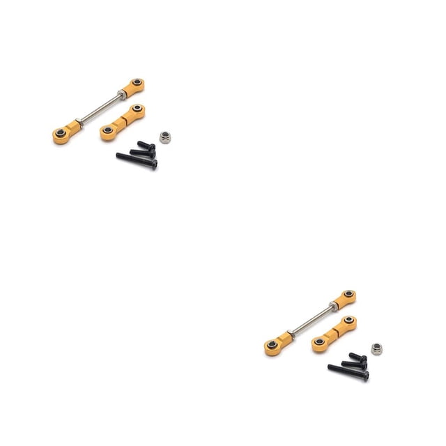 Vogacara 1 Juego de MINIQ coches de Control remoto varilla de engranaje de dirección resistente Monster Truck accesorios de coche vehículos Kits de Type2 NO2 Vogacara CBP204526