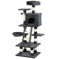 thumbnail image 1 of CoSoTower 52 Inch Large Cat Tree for Indoor Cats, Dark Grey, 1 of 7