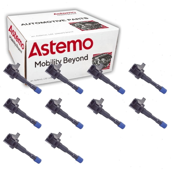 10 pc Hitachi IGC0051 Ignition Coils for 30521-PWA-003 30521-PWA-S01 C1264 E706 Spark Plug Wire Boot Fits select: 2003-2011 HONDA CIVIC HYBRID