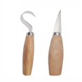 thumbnail image 1 of Kit de herramientas para tallar cuchara, cortador de madera de acero inoxidable, 2 uds., 1 of 5