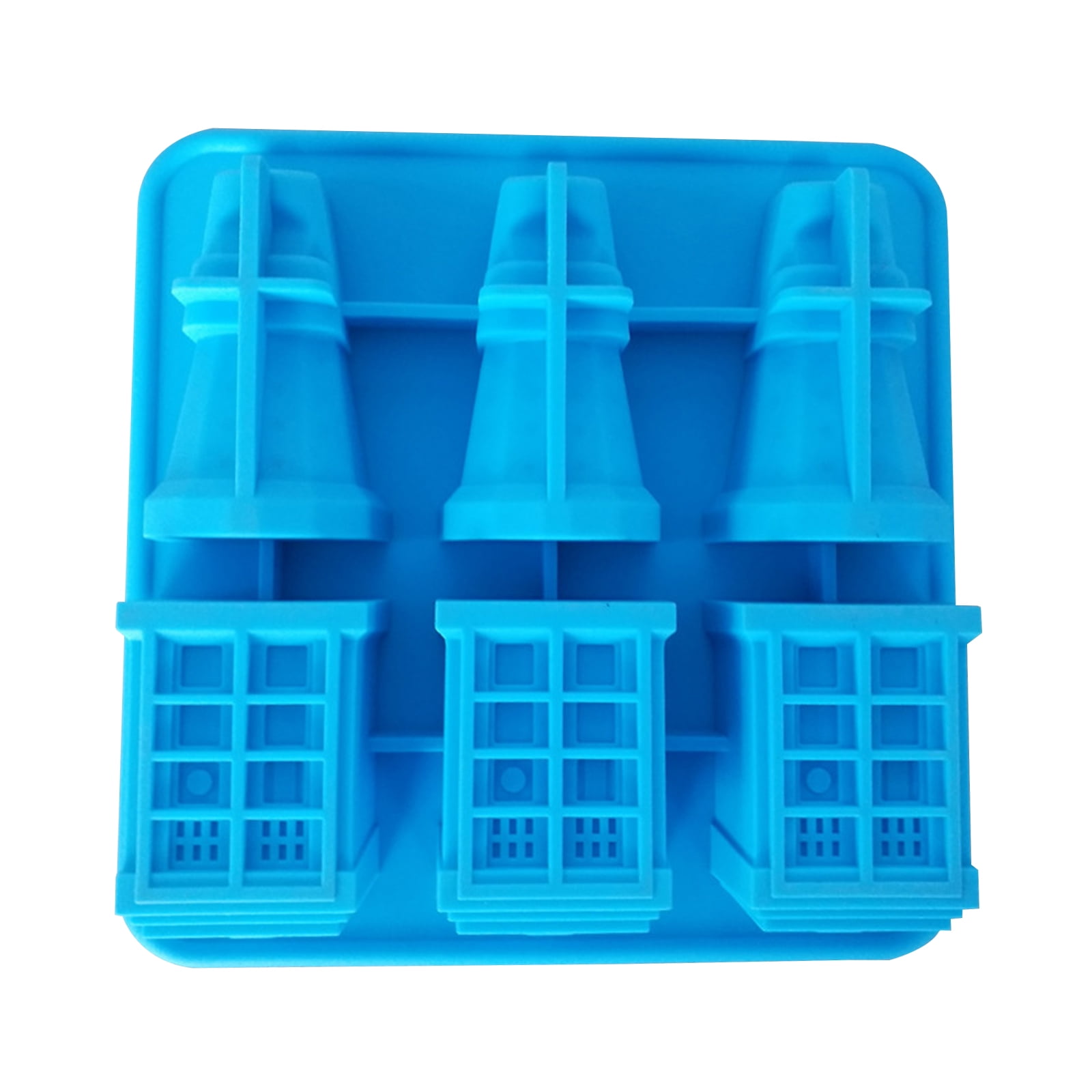 Cartoon Towers Shaped Silicone Cake Molds DIY Chocolate Jelly Pudding