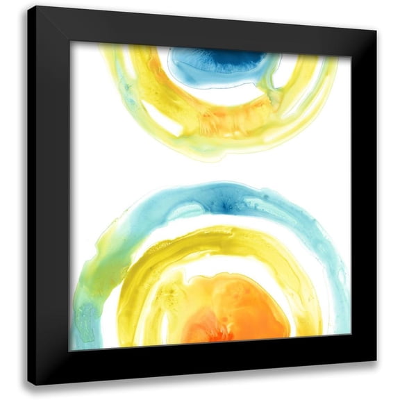 Vess, June Erica 20x20 Black Modern Framed Museum Art Print Titled - Prisma Circuit III