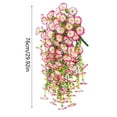 thumbnail image 3 of nTRIUQJ Morning Glory Hanging Garland 65ft Vine Featuring Green Leaves Realistic Floral For Home Garden Wedding Indoor Outdoor Wall E, 3 of 8