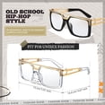 thumbnail image 2 of Gafas de sol Hicarer, años 80, 90, vintage, rapero, DJ, hip hop, unisex, 2 of 6