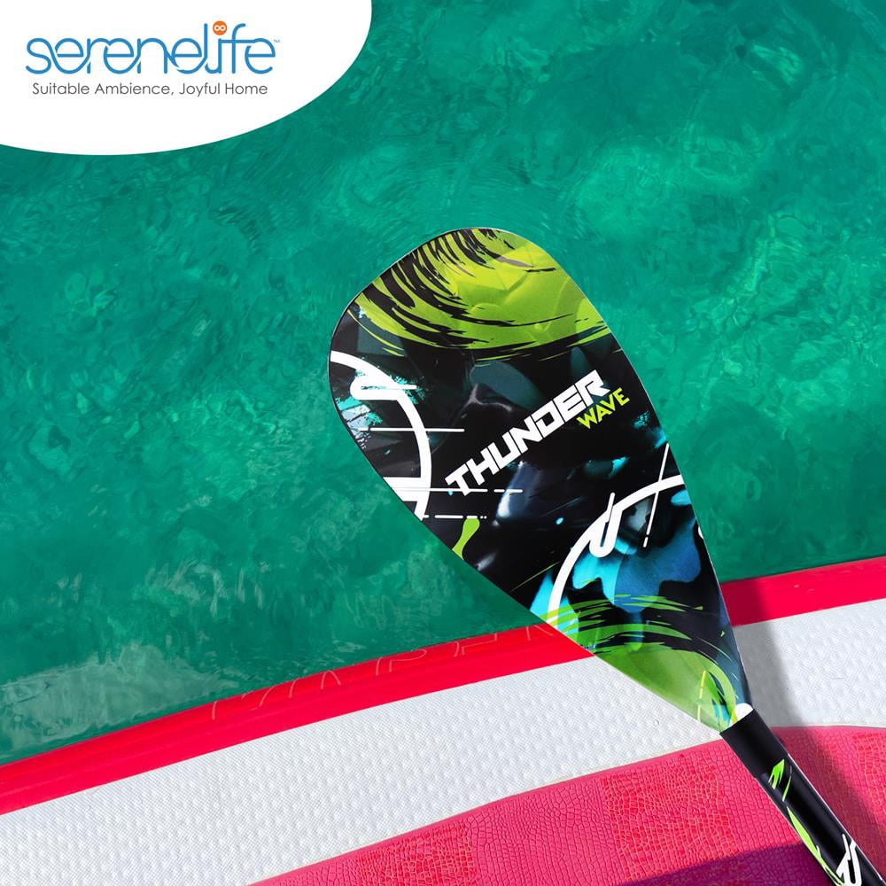 SereneLife Stand Up Paddle-Board Adjustable Paddle - Adjustable Water Paddle Oar for SLSUPB105 Free-Flow Inflatable SUP Stand Up Water Paddle-Board