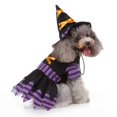 thumbnail image 2 of Halloween Funny Pet Costume Creative Witch Cosplay Clothes for Puppy Dog (Size M), 2 of 4