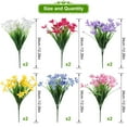 thumbnail image 5 of 12 Bundles Artificial Fake Daffodils Flowers Outdoor UV Resistant Plants, Faux Plastic Greenery for Indoor Outside Hanging Planter Garden Porch Window Box Home Wedding Decor, 5 of 6
